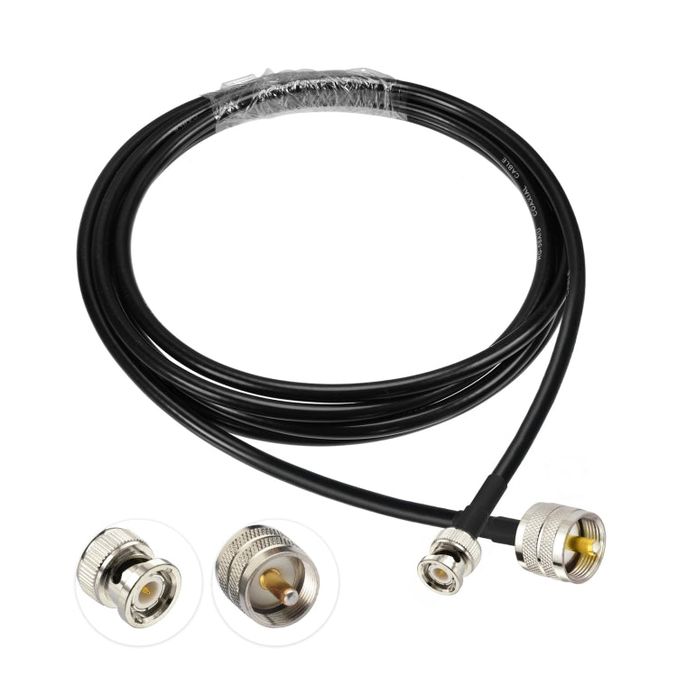 0.5m BNC Male To UHF Male RG58 Adapter Cable