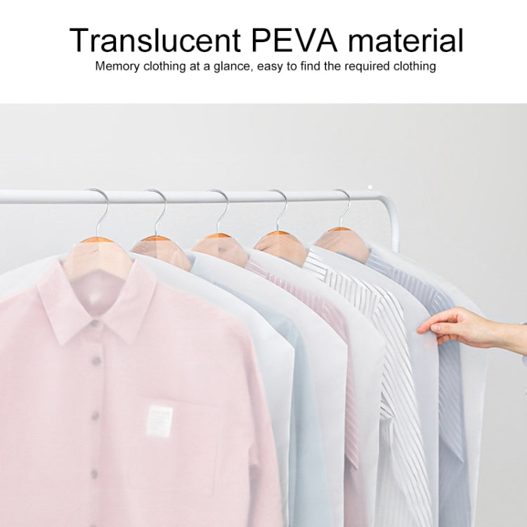 100 PCS Disposable Transparent Clothes Dust Bag Dust Cover, Size:60x100cm, Thickness:PP 4 Wires