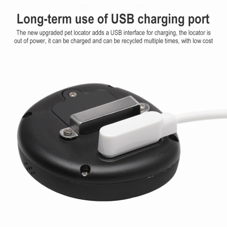 F9 Mini Pet Smart Wear GPS Pet Locator WIFI Location Tracker(White)