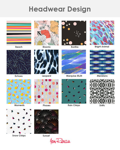 The Elegant Softie Print Headwear