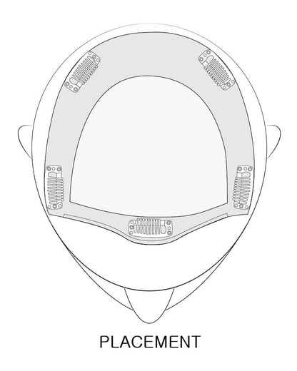 Top Form 12 inch | Monofilament Remy Human Hair Topper by Jon Renau