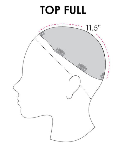 Top Full 18 inch HH (Exclusive) | Monofilament Remy Human Hair Topper by Jon Renau