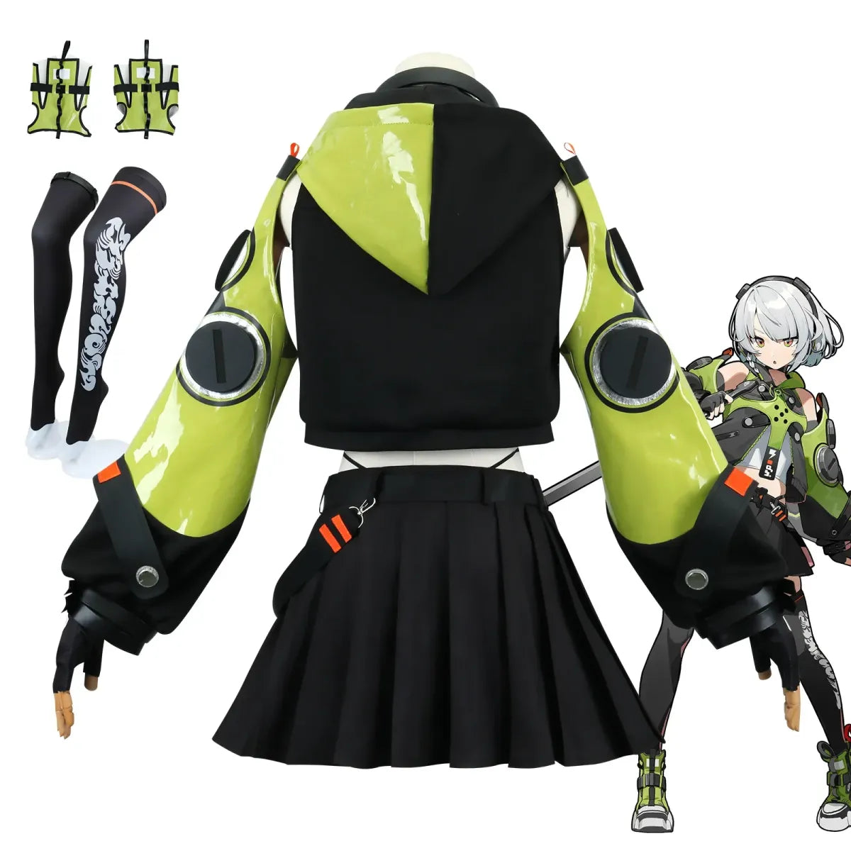 Anby Demara Cosplay Costume – Zenless Zone Zero Outfit with Props