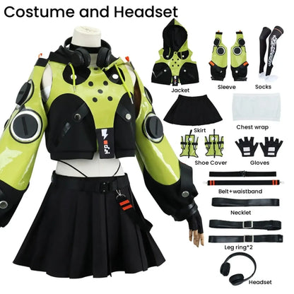 Anby Demara Cosplay Costume – Zenless Zone Zero Outfit with Props