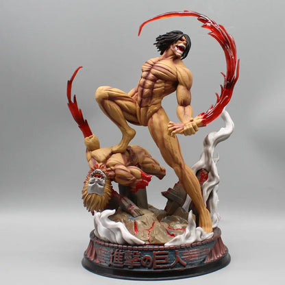 Attack on Titan Eren Jaeger Figure 29cm - PVC Armored Titan Statue
