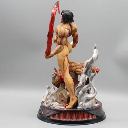 Attack on Titan Eren Jaeger Figure 29cm - PVC Armored Titan Statue