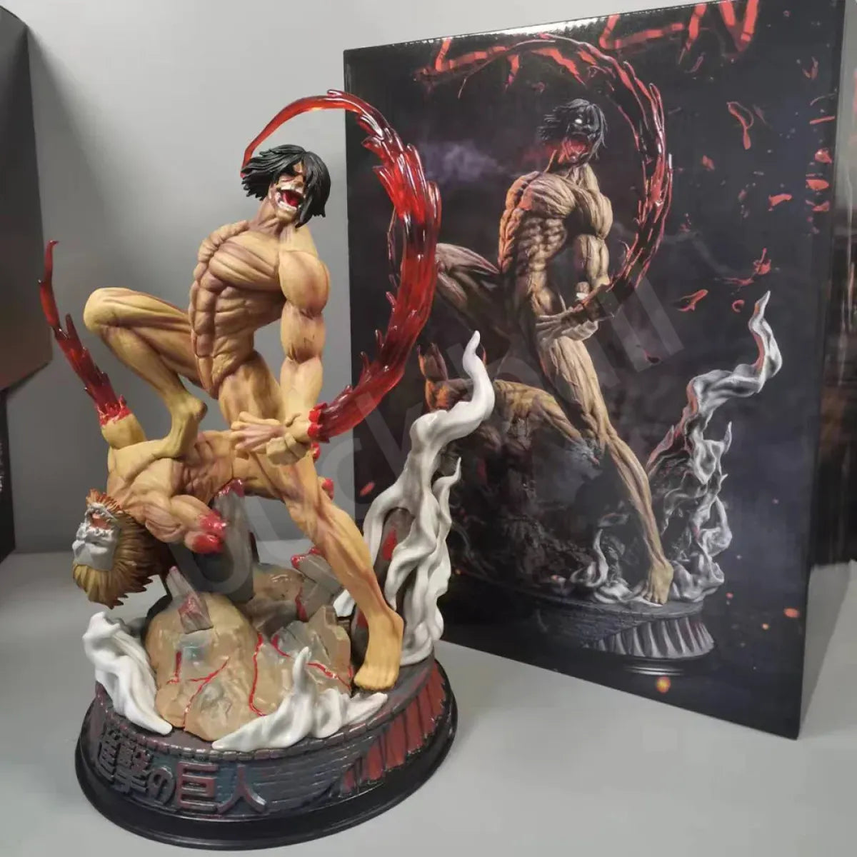 Attack on Titan Eren Jaeger Figure 29cm - PVC Armored Titan Statue