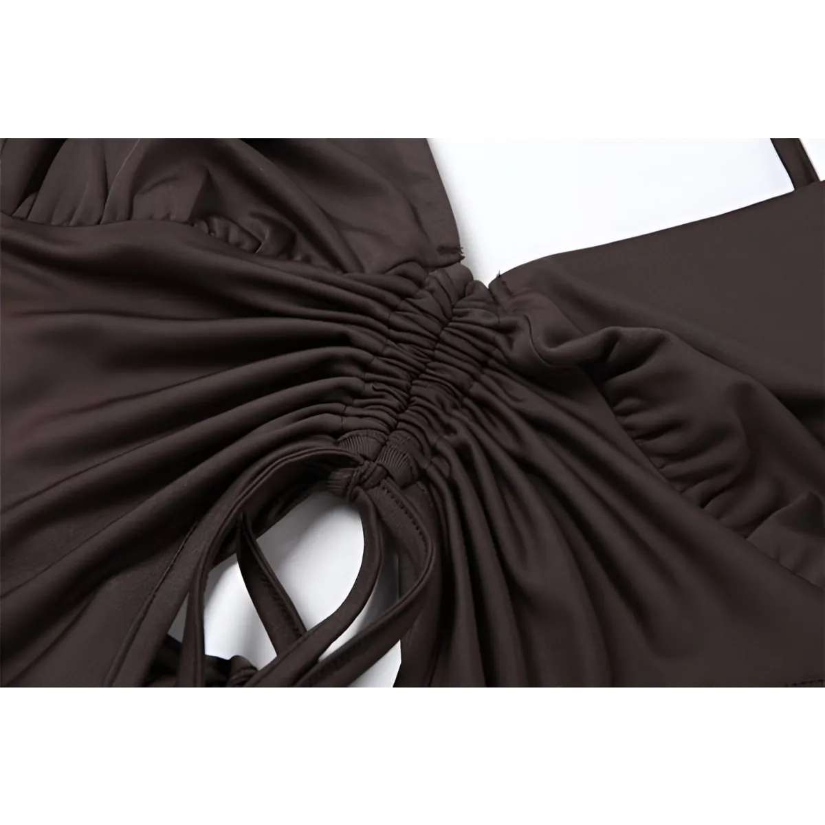 Backless Long Sleeve Crop Tops