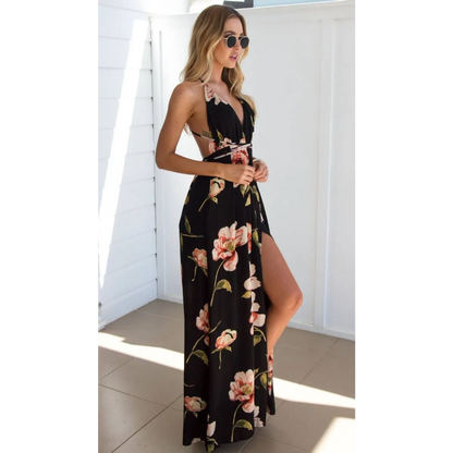 Backless Long Summer Dress