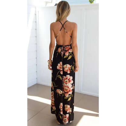 Backless Long Summer Dress