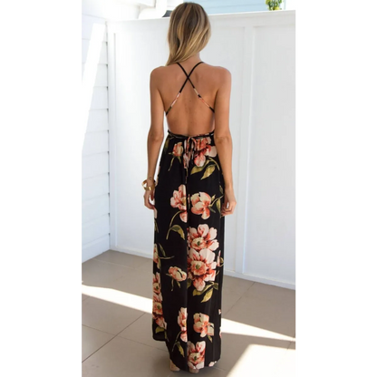 Backless Long Summer Dress