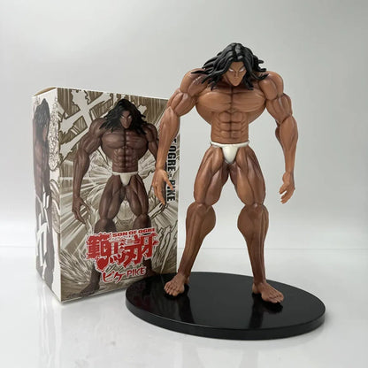Baki Hanma 22cm Anime Figure with Pickle, Biscuit Oriba, and Kaoru Hanayama
