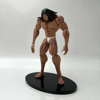 Baki Hanma 22cm Anime Figure with Pickle, Biscuit Oriba, and Kaoru Hanayama