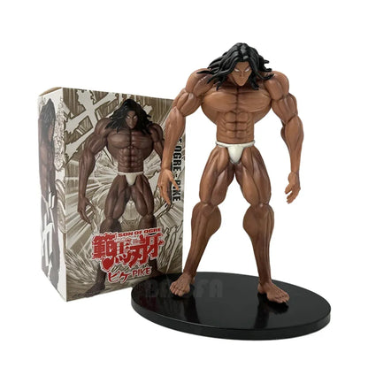 Baki Hanma 22cm Anime Figure with Pickle, Biscuit Oriba, and Kaoru Hanayama