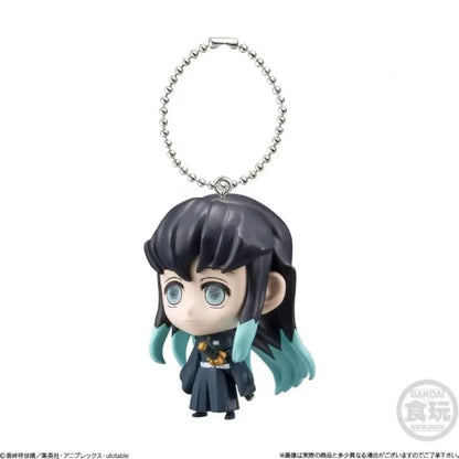 BANDAI Demon Slayer Chibi Figures – 4CM Keychain Set