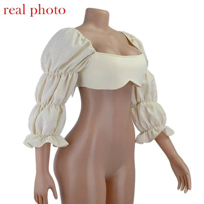 Bela Turtleneck Crop Top