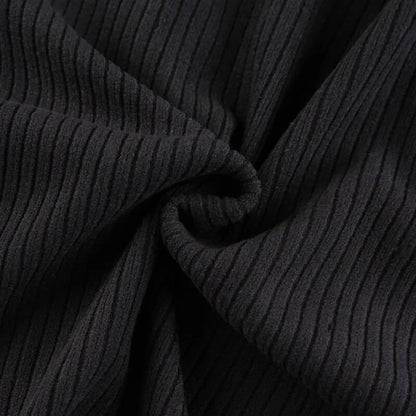 Black Tie Up Dress for Autumn