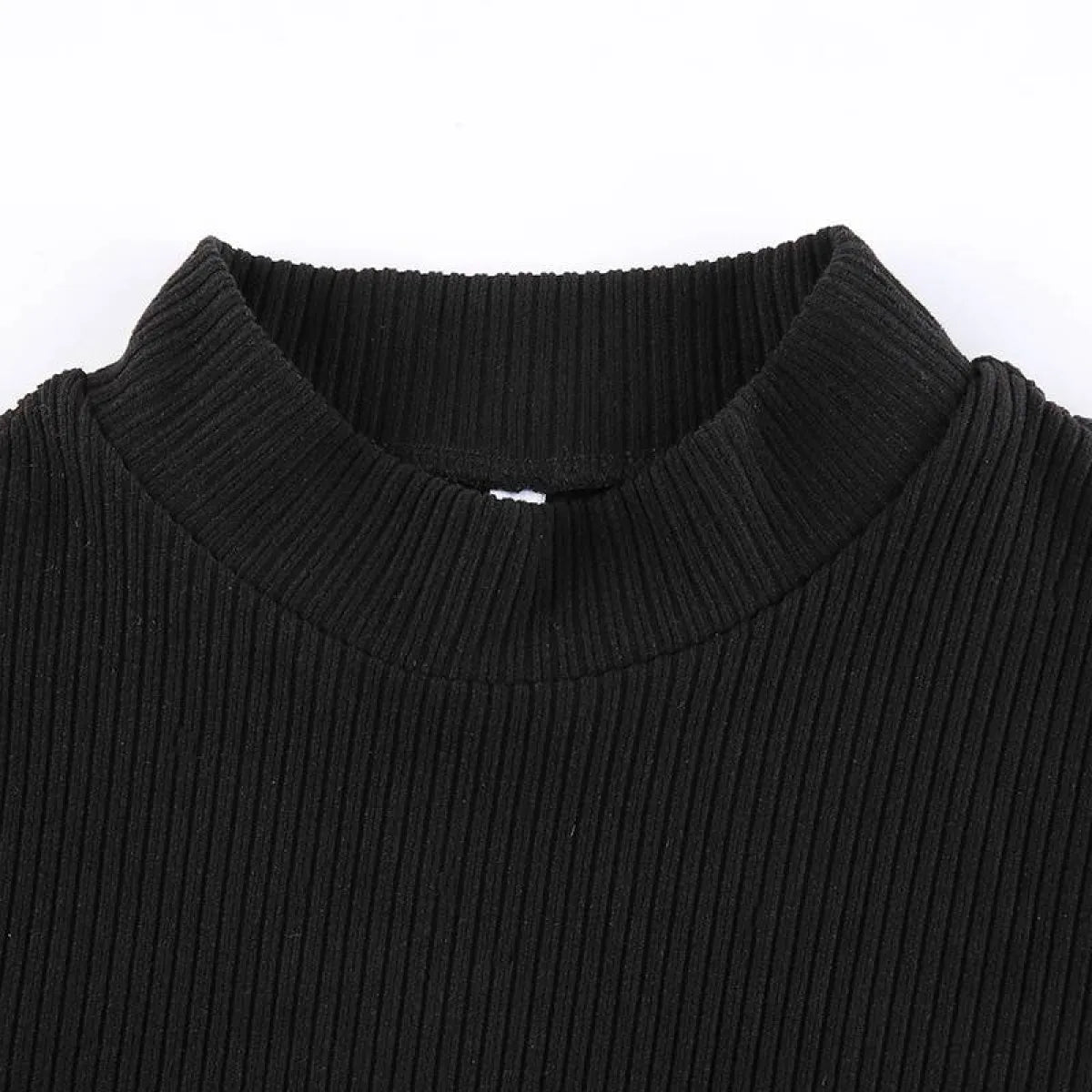 Black Tie Up Dress for Autumn