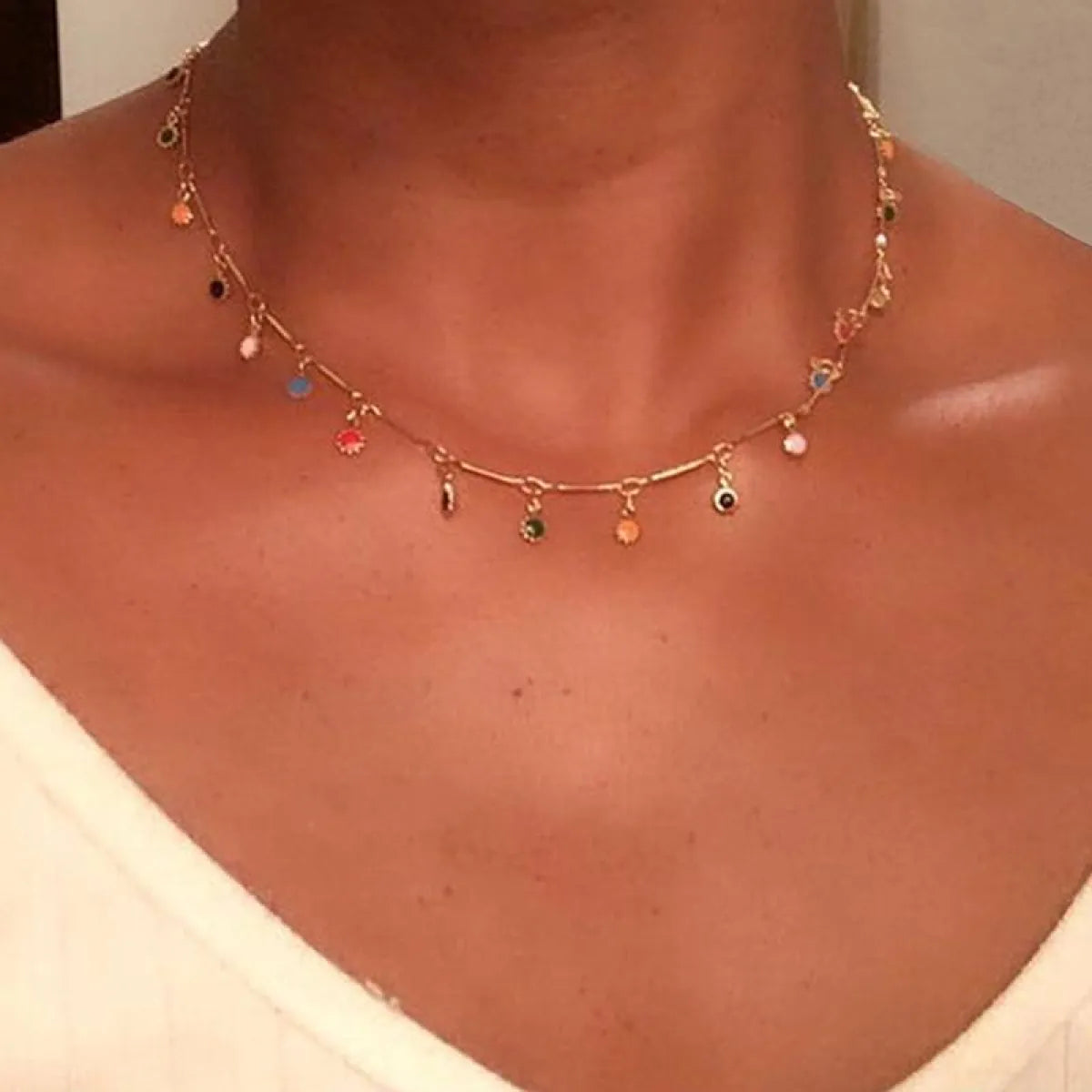 Bohemian Gold Necklace