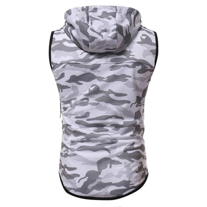 Camouflage Sleeveless Shirt