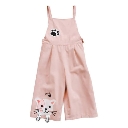 Cat Embroidered Harajuku Romper