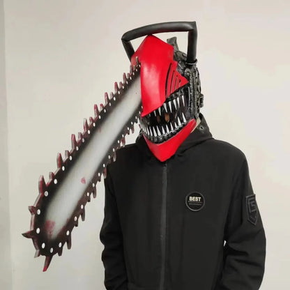 Chainsaw Man Denji Saws Hand & Headgear Latex Mask