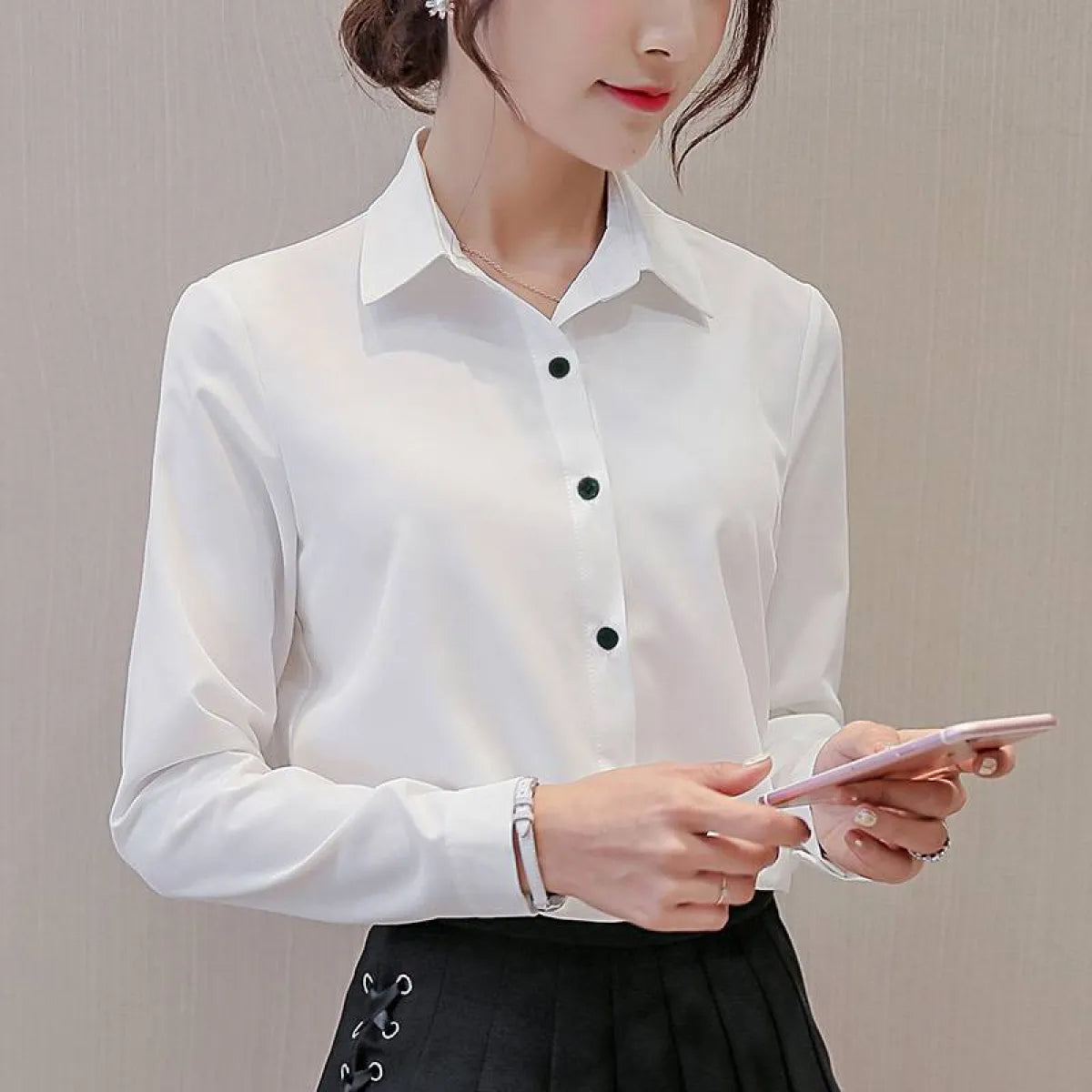 Chiffon Office Shirt