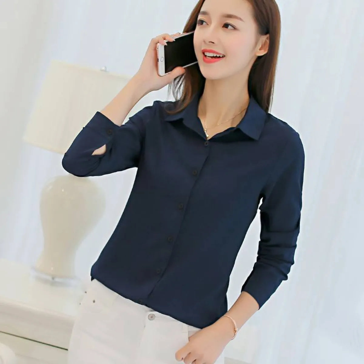 Chiffon Office Shirt
