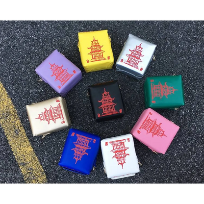 Chinese Takeout Box Chain Bag