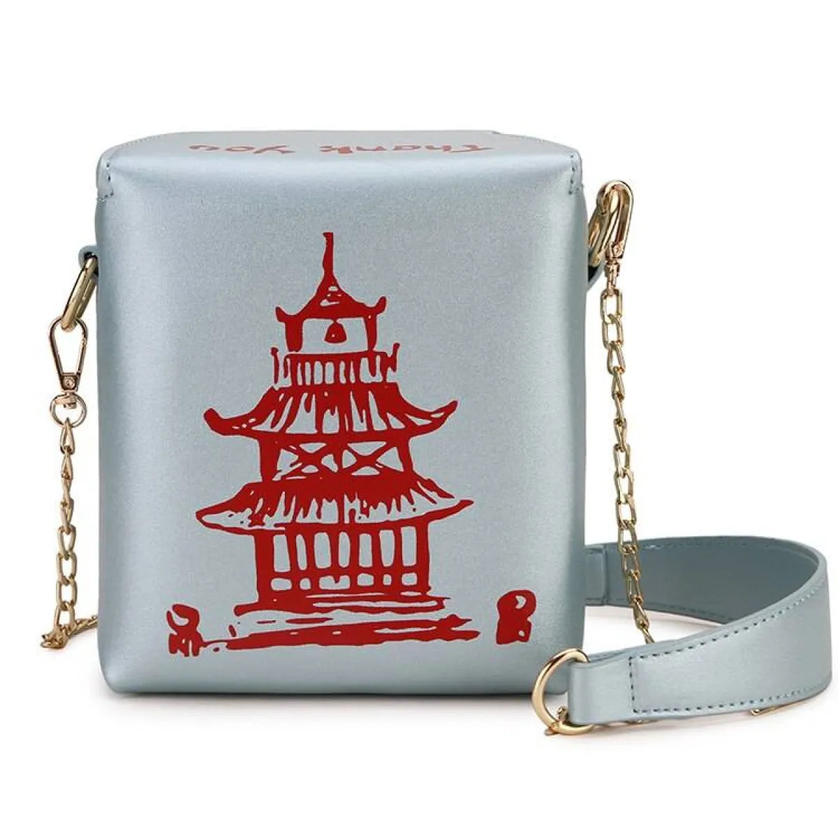 Chinese Takeout Box Chain Bag