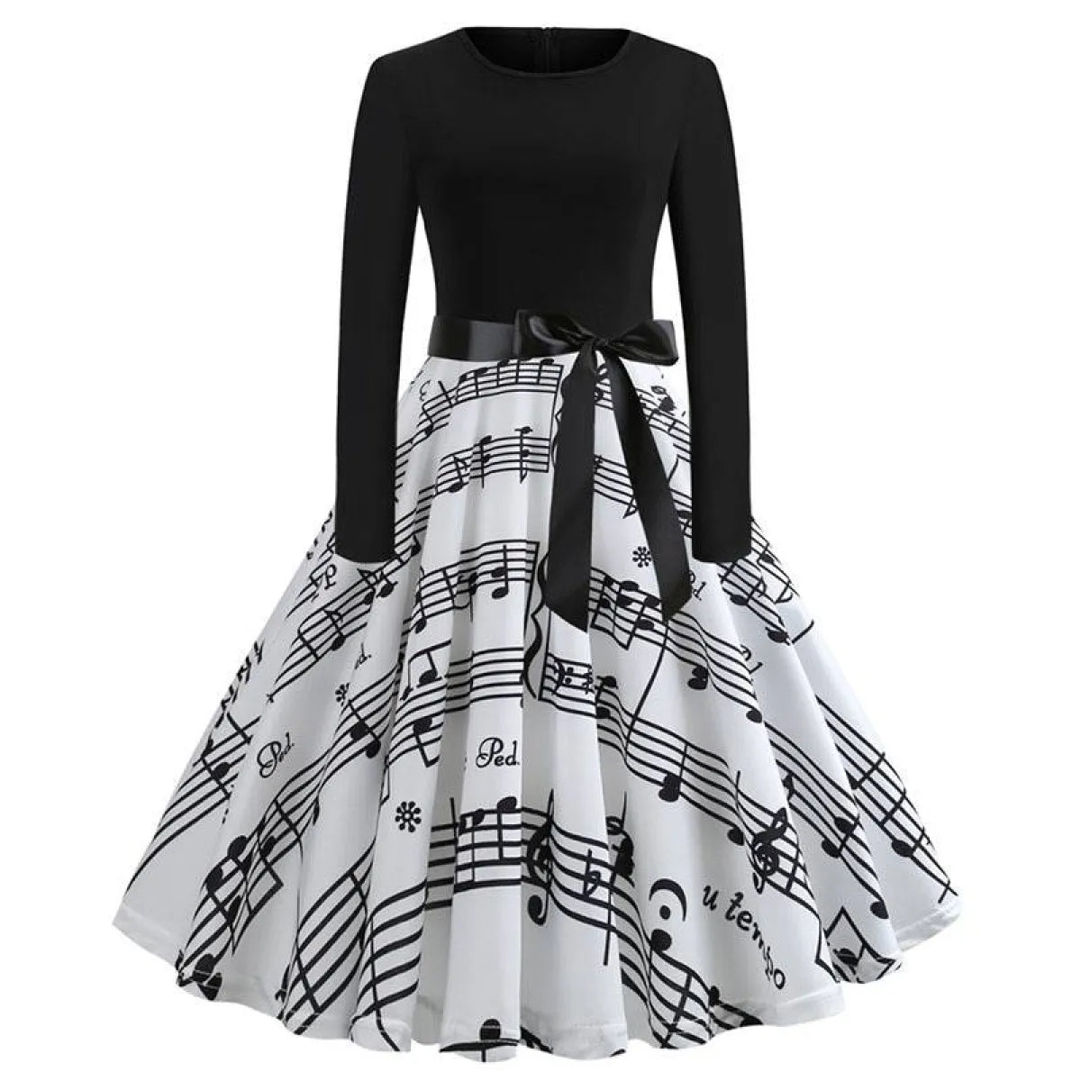 Women's Christmas Styled Swing Dress