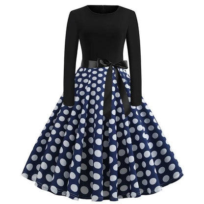 Women's Christmas Styled Swing Dress