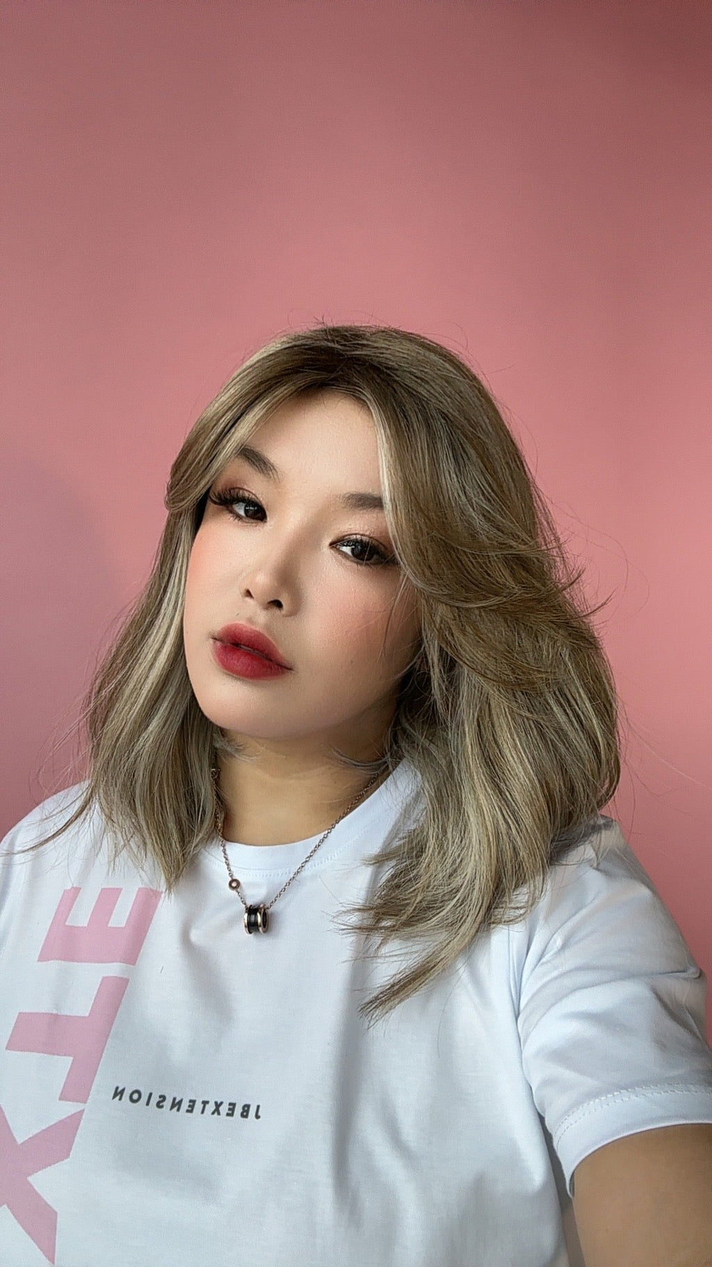 JBEXTENSION 14 Inches Ash Grey Women Fashion Full Machine Wig DAWN【PLUS PERMATEASE】【BENDY EAR TABS】