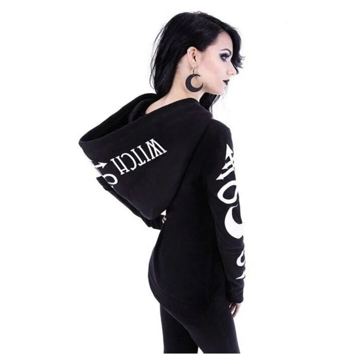 Women's Gothic Zipper Hoodie