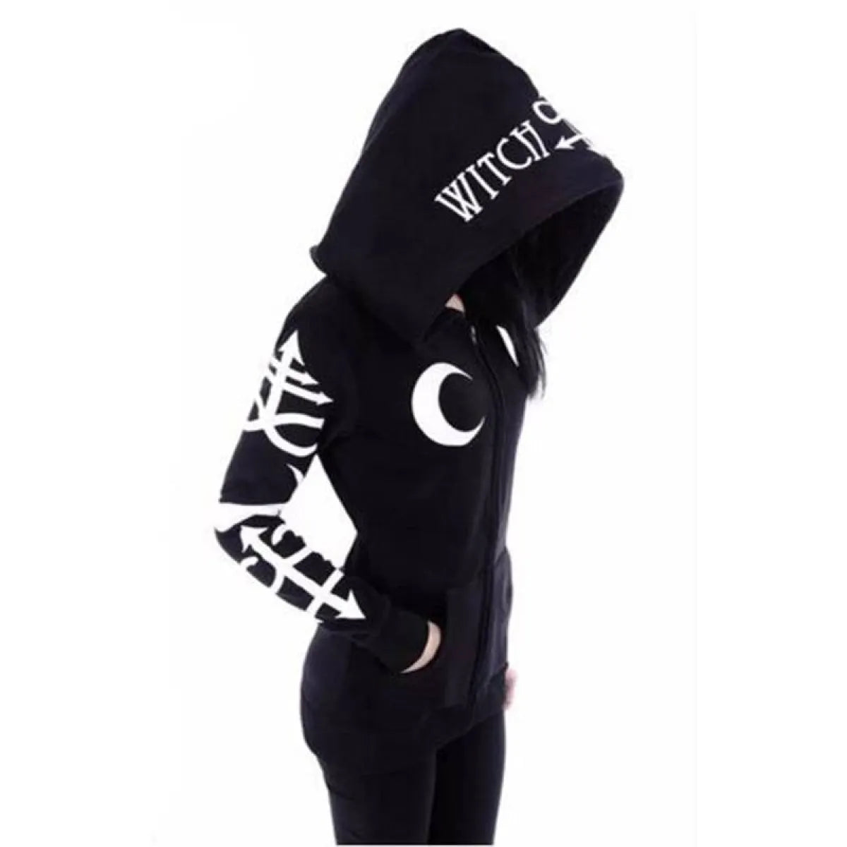 Women's Gothic Zipper Hoodie
