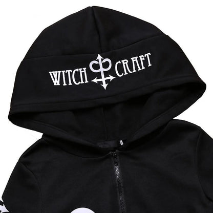 Women's Gothic Zipper Hoodie
