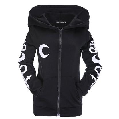 Women's Gothic Zipper Hoodie