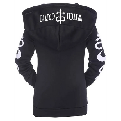 Women's Gothic Zipper Hoodie