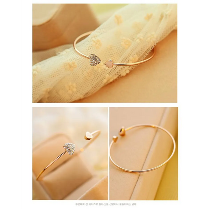 Women's Heart Shaped Bracelet