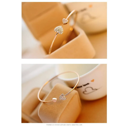 Women's Heart Shaped Bracelet
