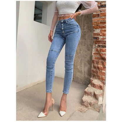 Women's High Waist Skinny Jeans