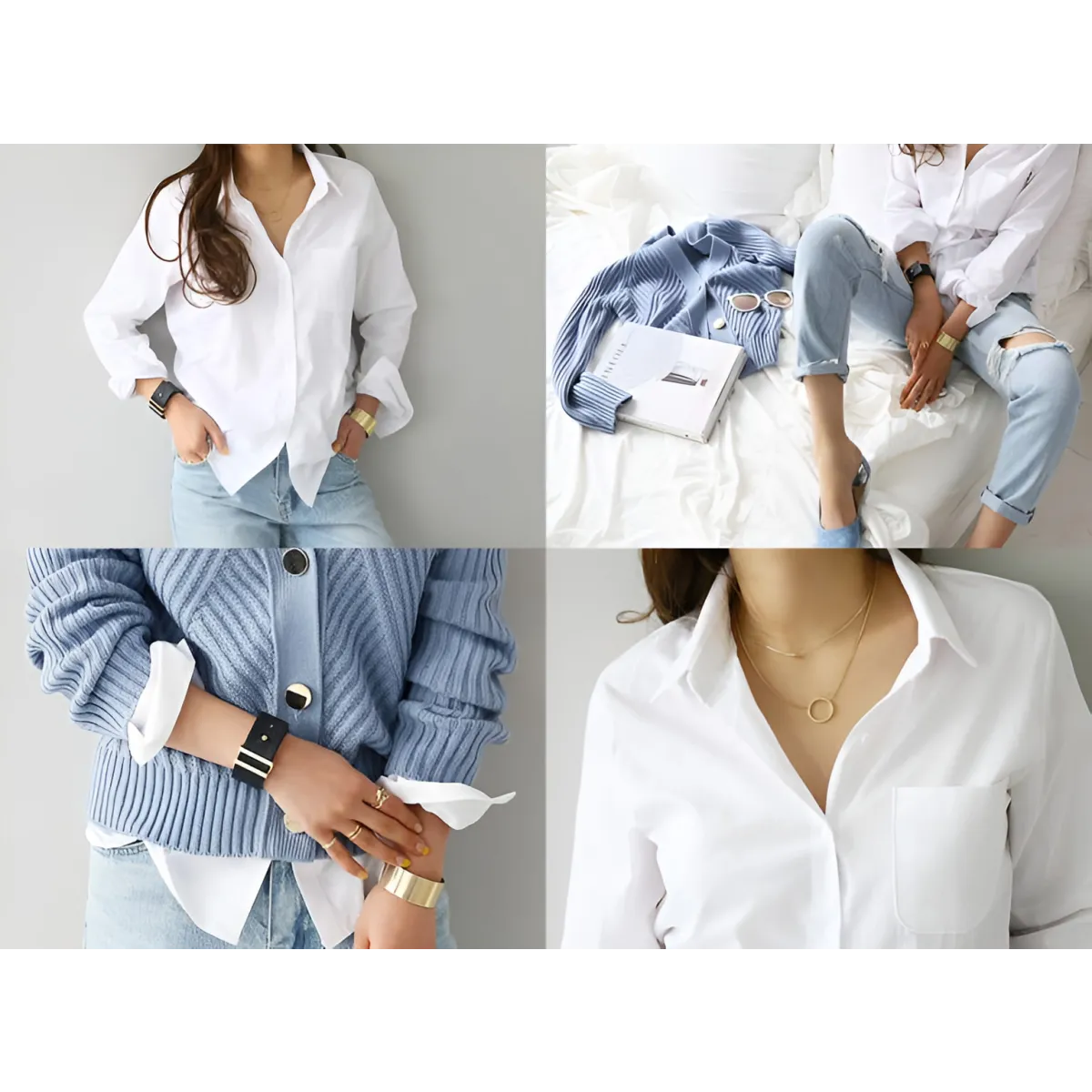 White Summer Blouse