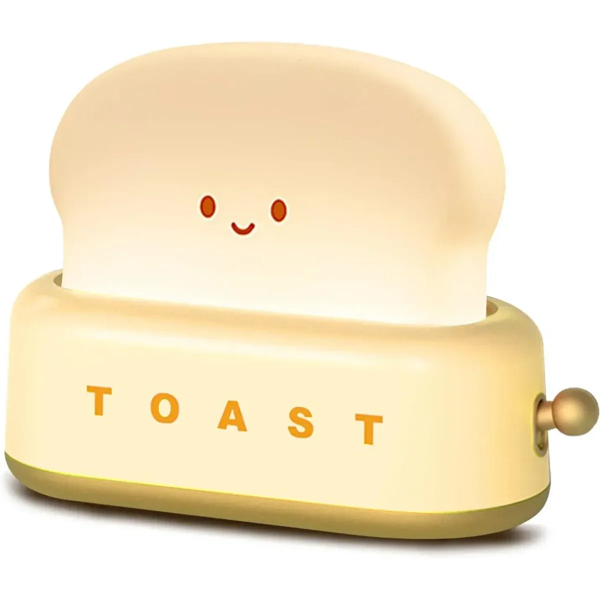 Toast LED Night Light – Kawaii Bread Lamp with Timer & Adjustable Brightness