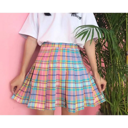 Women's Kawaii Pleated Skirt