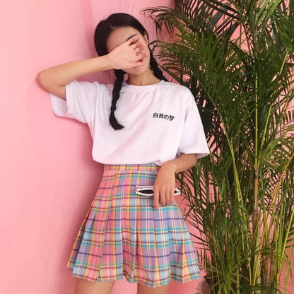 Women's Kawaii Pleated Skirt