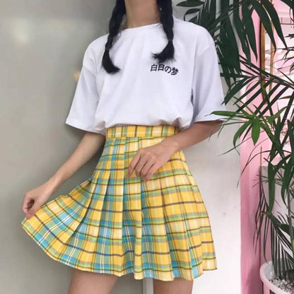 Women's Kawaii Pleated Skirt