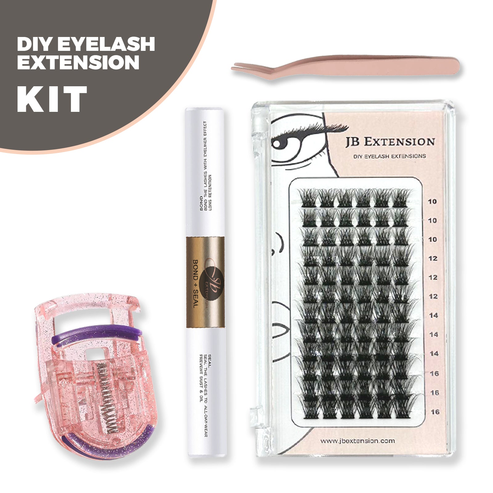 JB EXTENSION DIY Eyelash Extension Kit