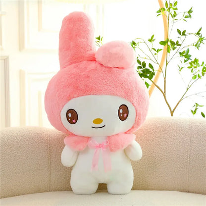 55cm Kawaii My Melody & Kuromi Plush Dolls – Sanrio Stuffed Toy Gift