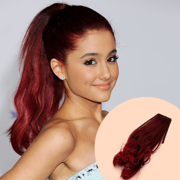 PONYTAIL WITH TAPE CURLY 18 inches/STRAIGHT 25 inches PONYTAIL "MIYA"