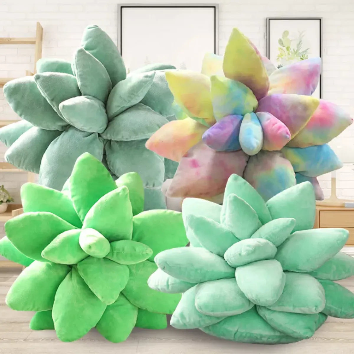 25/45cm Lifelike Succulent Plants Plushie